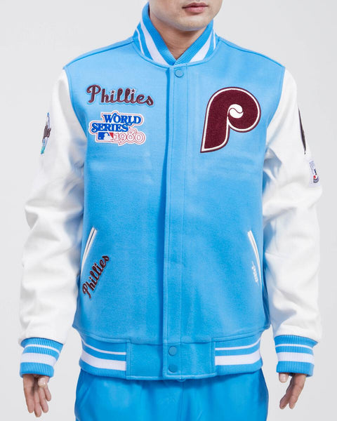 Shop Pro Standard Philadelphia Phillies Mash Up Logo Varsity Jacket  LPH633424-WNW red