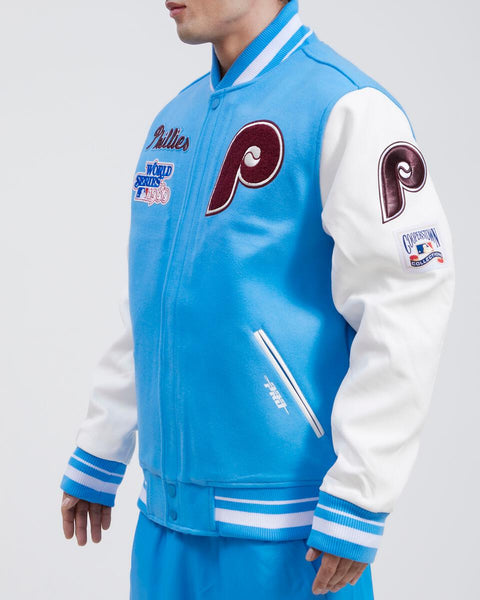 Shop Pro Standard Philadelphia Phillies Mash Up Logo Varsity Jacket  LPH633424-WNW red