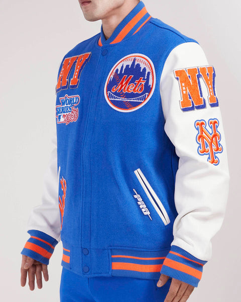 Royal Blue New York Mets Pro Standard Logo Mashup Wool Varsity