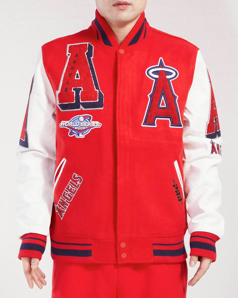 Red Los Angeles Angels Pro Standard Logo Mashup Wool Varsity Heavy