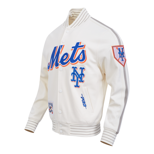 Off White New York Mets Pro Standard Game Day Jacket – Exclusive