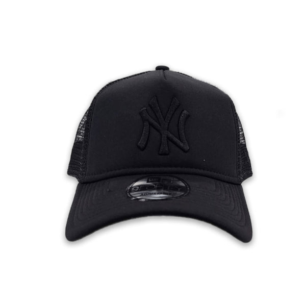 Black New York Yankees New Era A-Frame Trucker 9Forty Snapback – Exclusive  Fitted Inc.