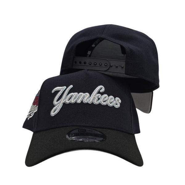 【海外限定】New Era 9TWENTY New York Yankees Navy Script New Era New York Yankees Team Script Navy 9Twenty Strapback