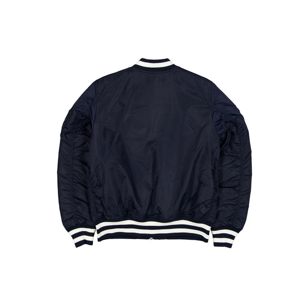 ジャケット・アウター ALPHA MA-1 90s made in usa navy L 90s Alpha Industries Ma1 Flyer Two-sided Bomber Jacket | eBay