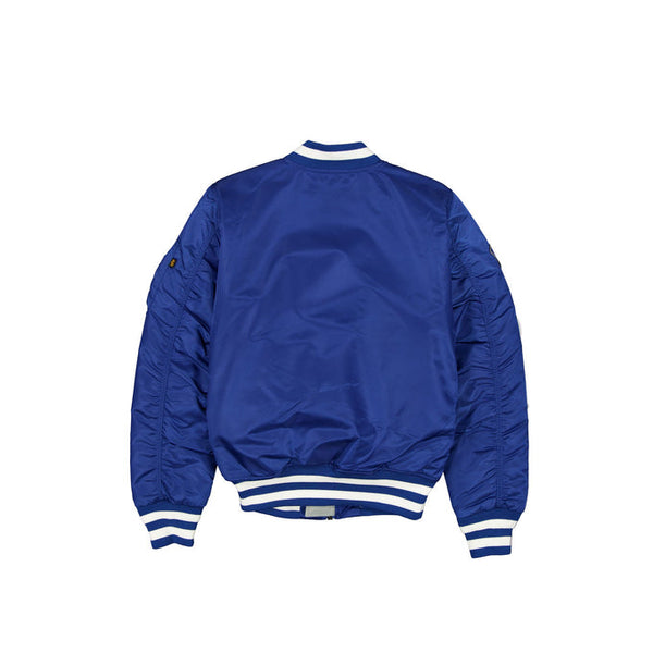 Royal Blue LA Dodgers Alpha Industries MA-1 New Era Bomber Jacket