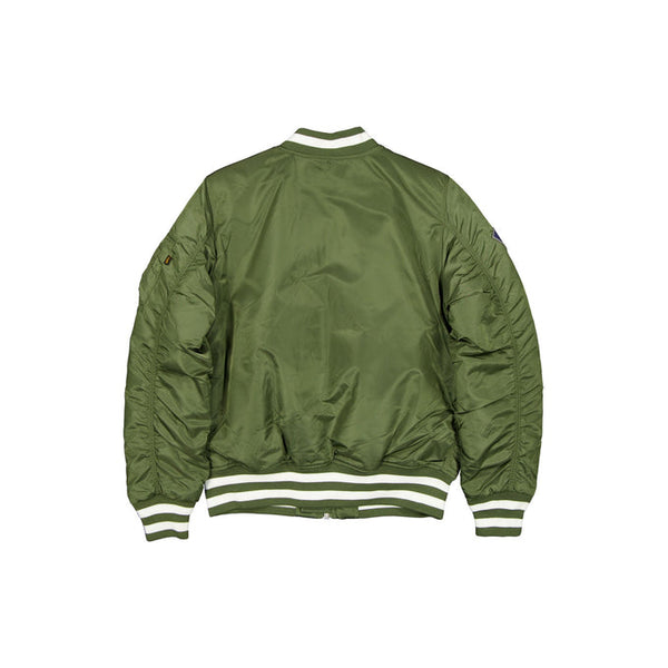 Olive Green NY Yankees Alpha Industries MA-1 New Era Bomber Jacket