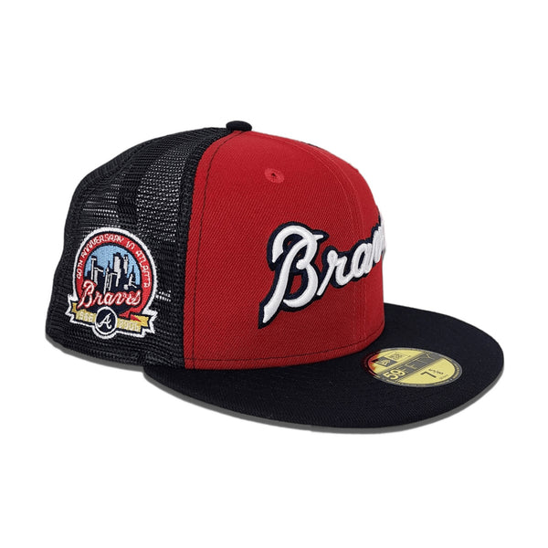 Black Atlanta Braves 40th Anniversary New Era 59FIFTY Fitted 73/8