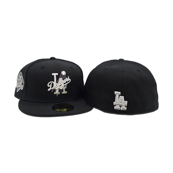 Black Los Angeles Dodgers Gray Bottom VIVA Los Dodgers Side Patch