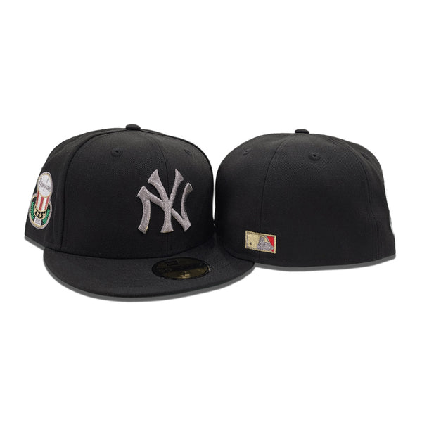 Black New York Yankees Green Bottom 1952 World Series Side Patch New Era  59Fifty Fitted