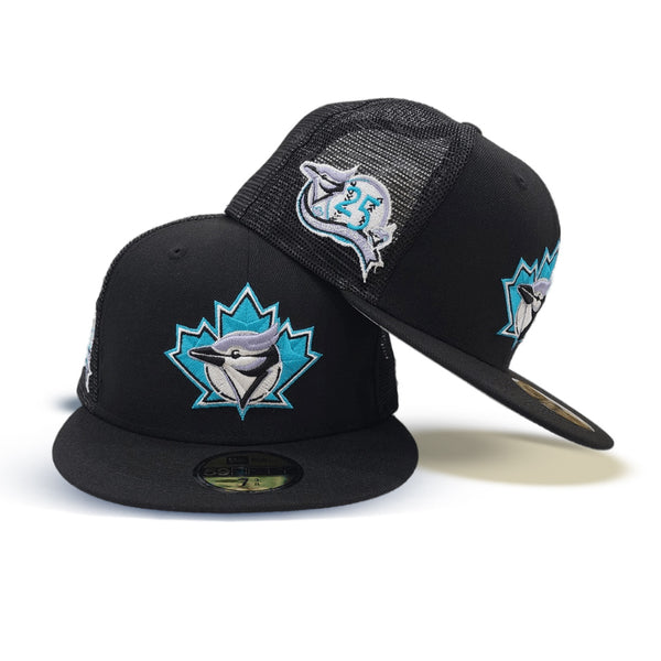 Black Trucker Toronto Blue Jays Gray Bottom 25th Anniversary Side