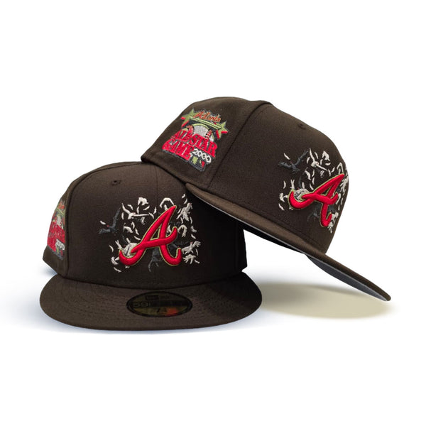 Brown-Atlanta-Braves-Fitted-