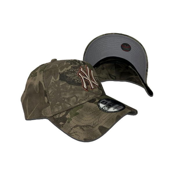 ◆New Era◆ MLB New York Yankees Basic Camo Unstructured Bal New York Yankees MLB CAMO CORD 59FIFTY – LidsHatDrop