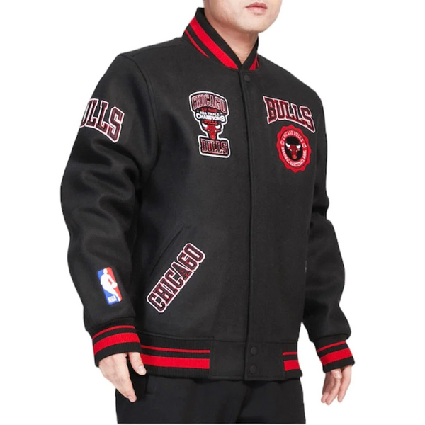 Pro standard Chicago bulls patchwork varsity jacket on sale