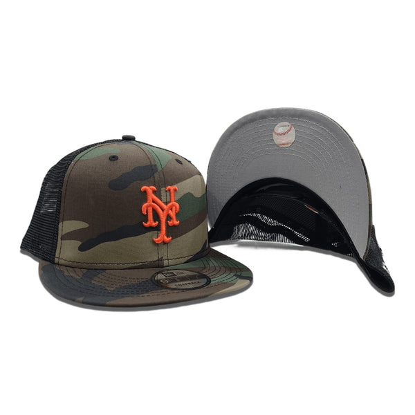 New York Mets New Era Trucker 9FIFTY Snapback Hat - Camo