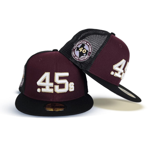 Houston Astros Celebrating 40 Years Patch 59FIFTY Fitted Hat 7 7/8