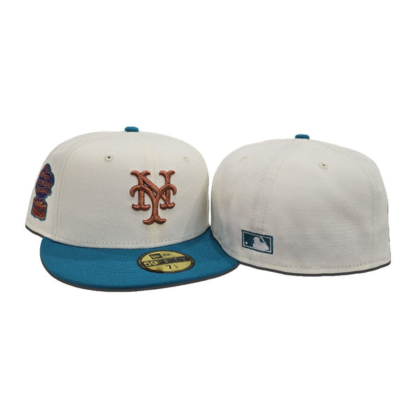 Off White New York Mets Turquoise Blue Visor Gray Bottom 1964 All