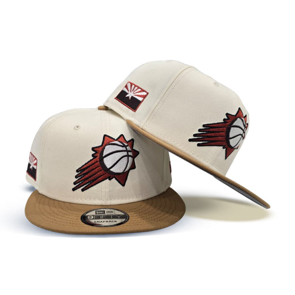 Off White Phoenix Suns Tan Visor Gray Bottom Flag Side Patch New