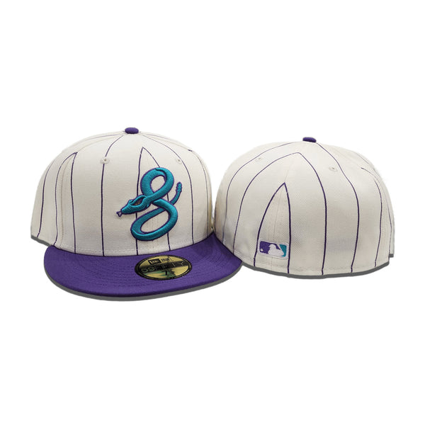 Purple Arizona Diamondbacks City Patch Gray Bottom New Era 59FIFTY Fitted 7 5/8