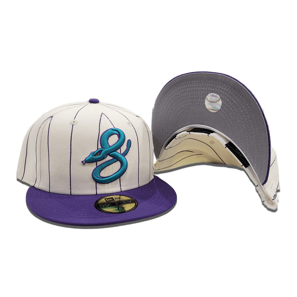 Purple Arizona Diamondbacks City Patch Gray Bottom New Era 59FIFTY Fitted 7 5/8