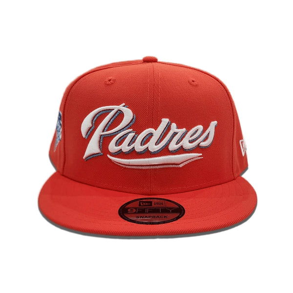 San Diego Padres New Era Vintage 9FIFTY Snapback Hat - White