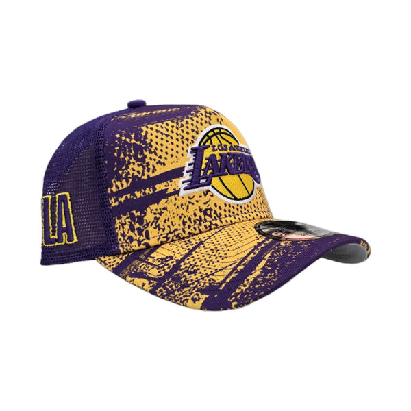 Purple Tip Off Los Angeles Lakers Curved Brim Gray Bottom NBA LA