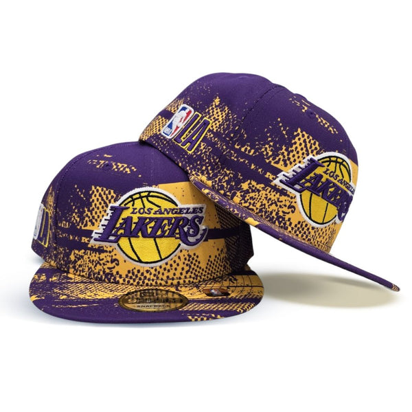 PurpleLosAngelesLakersSnapback
