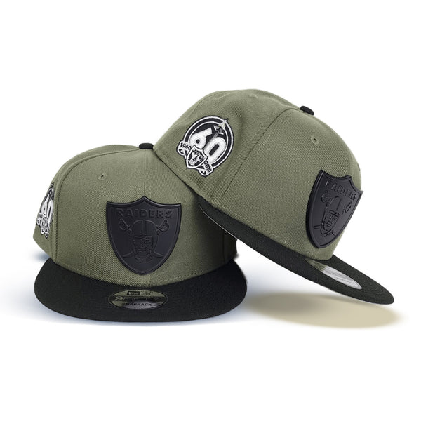 New Era NFL Oakland Raiders Metal Badge Olive Green – Exclusive