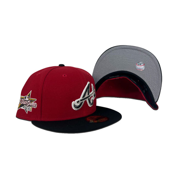 GAME SOSHI別注 NEW ERA ATLANTA BRAVES New Era Classic 8-Bit Wordmark Atlanta Braves Fitted Hat