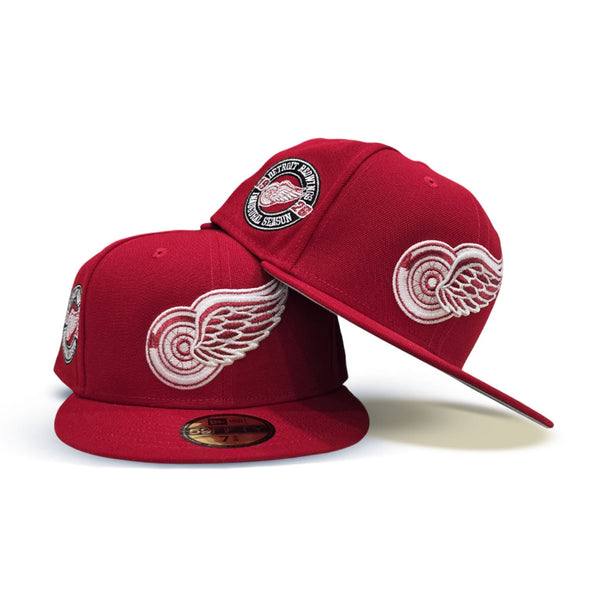 New Era Red Wings Hat Red Detroit Red Wings Gray Bottom 1926
