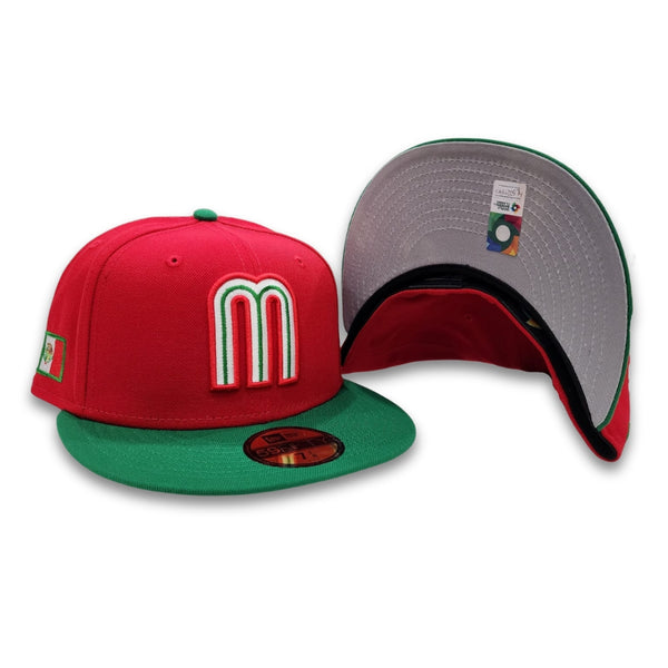 Red Mexico Kelly Green Gray Bottom 2023 World Baseball