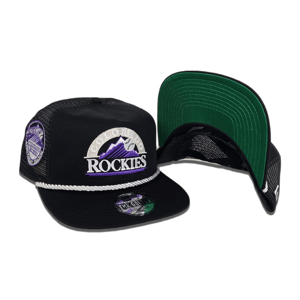 Vintage Logo 7 Colorado Rockies snapback hat in