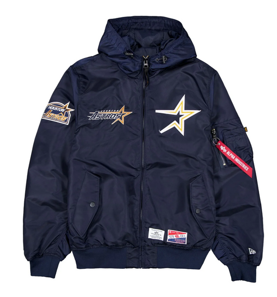 Navy Blue Cooperstown Houston Astros Alpha Industries X New Era L Navy Blue Cooperstown Houston Astros Alpha Industries X New Era L