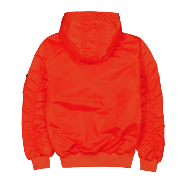 Orange Baltimore Orioles Alpha Industries X New Era L-2B Hooded