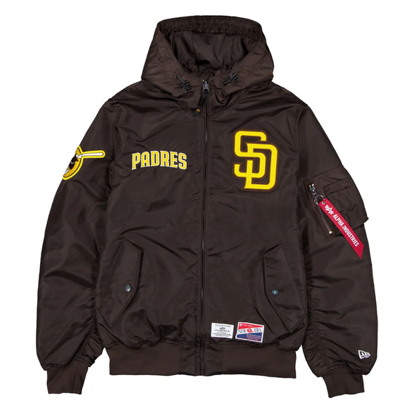 Men's Starter Brown San Diego Padres Midfield Satin Full