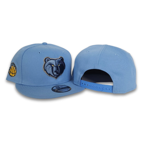 Sky Blue Memphis Grizzlies Gray Bottom Grizzlies Side Patch
