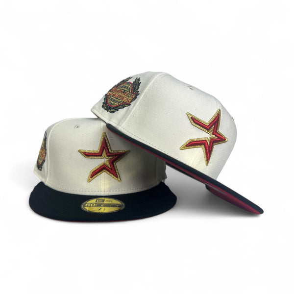 90s Houston Astros キャップ Off White Houston Astros Kanji 2022 World Series Side Patch
