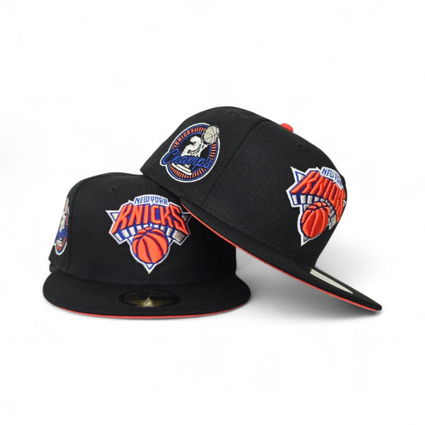 メンテナンス Knicks Satin Black NY Knicks Space Logo Royal Blue Visor 2x Champions