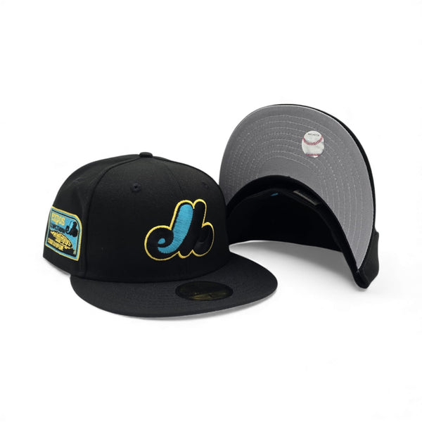 Matching Black Montreal Expos Gray Bottom Olympic Stadium Side