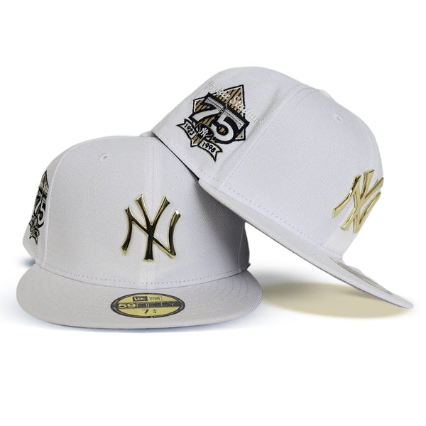 Gold yankees hat deals