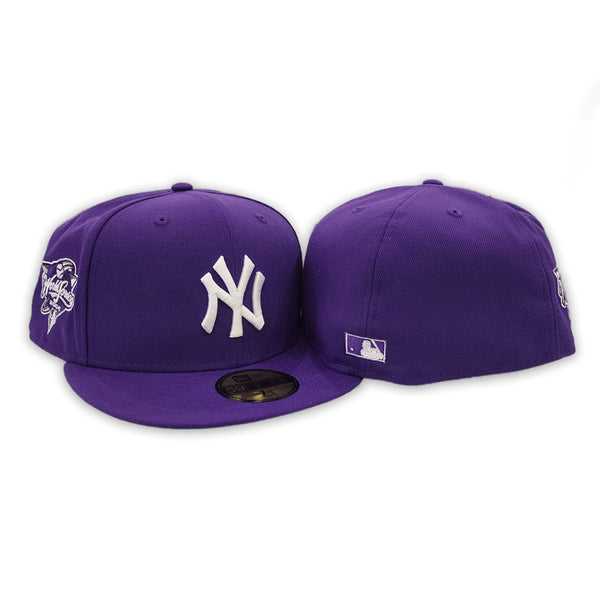 New York Yankees 2000 World Series Purple Pink Bottom 59Fifty Fitted Hat by  MLB x New Era
