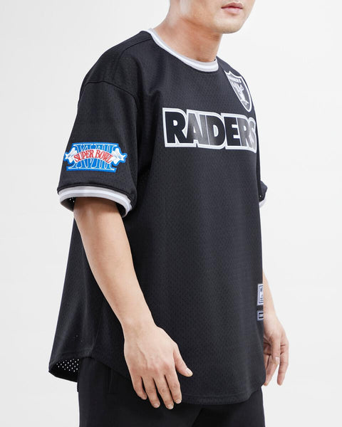 Pro Standard Crew Neck Las Vegas Raiders White Mesh Jersey M