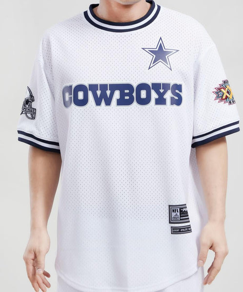 Pro Standard Crew Neck Dallas Cowboys Navy Blue Mesh Jersey M