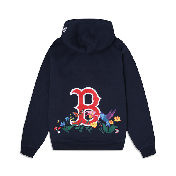 Navy Blue Boston Red Sox Blooming New Era Hoodie – Exclusive