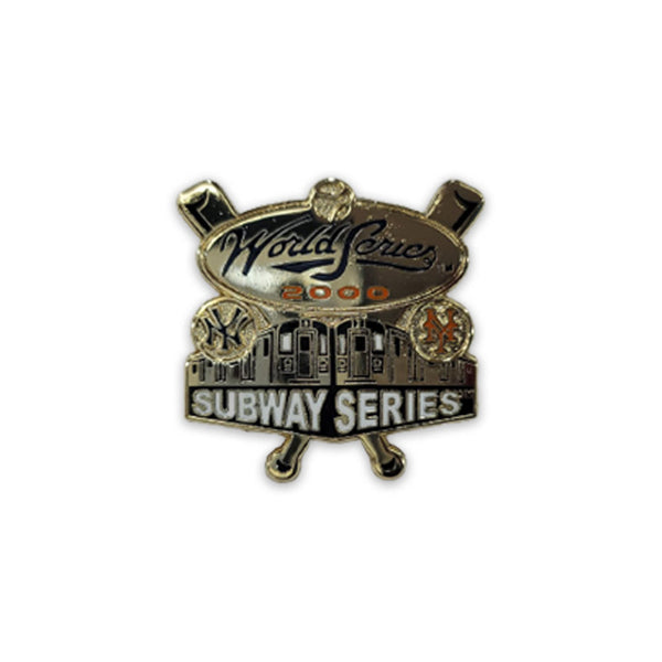 Yankees vs. Mets 2000 Subway Series Dueling Double Pin