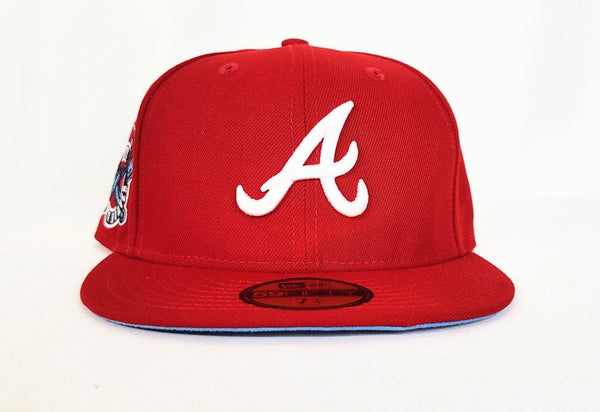 Atlanta Braves New Era Navy/Red Bill And Black Bottom With 2021