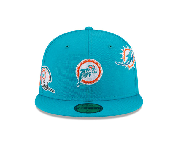 Miami Dolphins Gray Bottom New Era X Just Don New Era 59FIFTY
