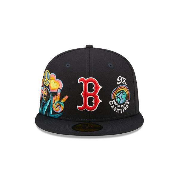 ☆New Era☆ MLB Cooperstown Boston Red Sox World Series T-Sh 60288042_59FIFTY_5950GROOVY124