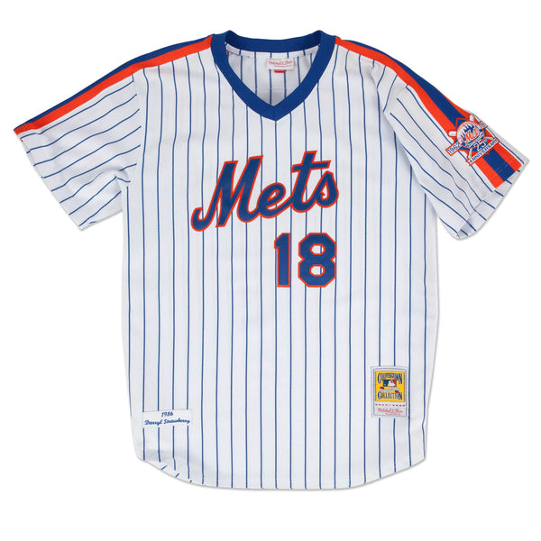 Mitchell & Ness Authentic Darryl Strawberry New York Mets 1988 Pullover Jersey