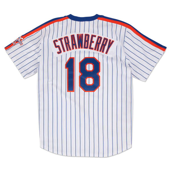 Mitchell & Ness Authentic New York Mets 1986 Darryl Strawberry Jersey –  Exclusive Fitted Inc.