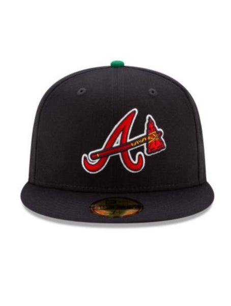 NEW ERA ATLANTA BRAVE OFFSET NAVY BLUE 59FIFTY FITTED 